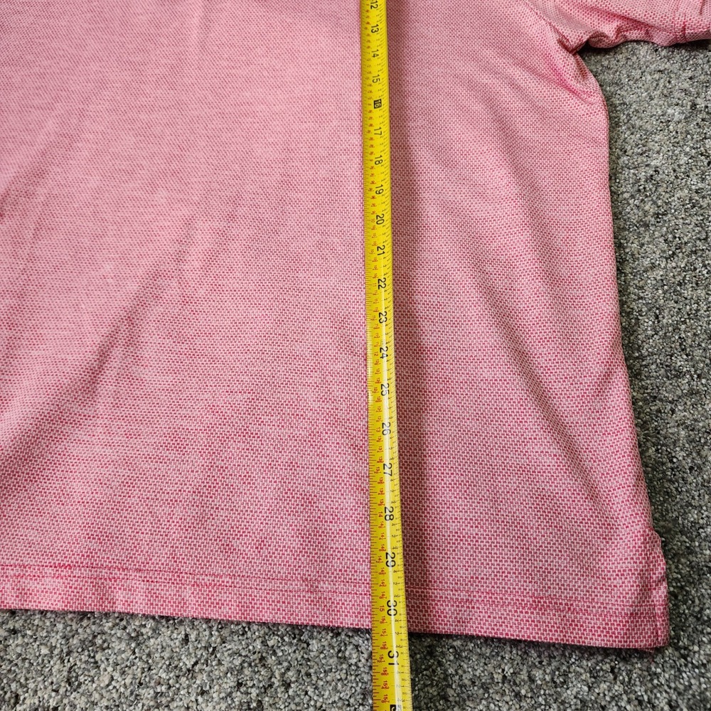 Jack Nicklaus Polo Shirt Mens XL Pink‎ Textured Golden Bear Logo Excellent - Picture 12 of 13